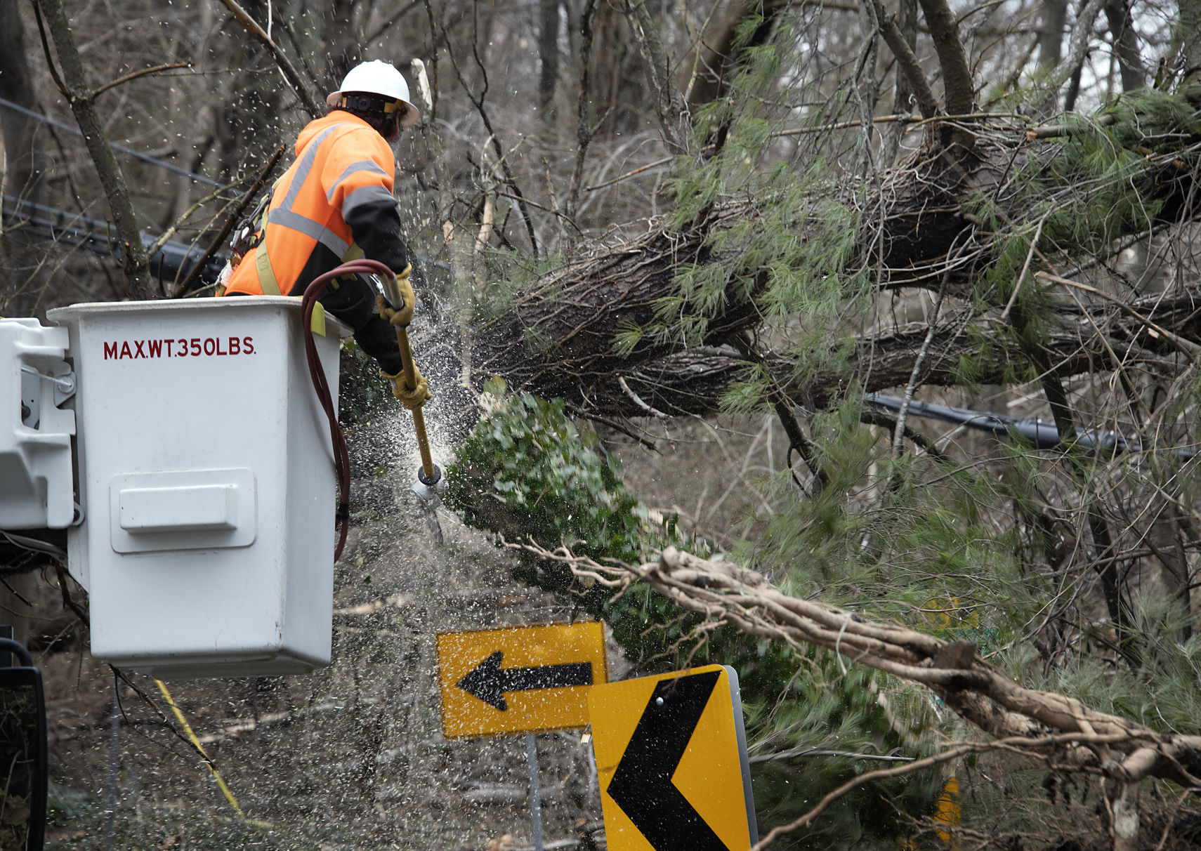Storm damage closes Old Bartholows Rd.